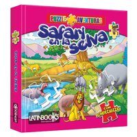 Latinbooks - Libro Puzzle Safari En La Selva