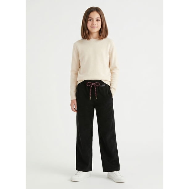 Pantal n Cotel Ni a Estilo Wide Leg Invierno