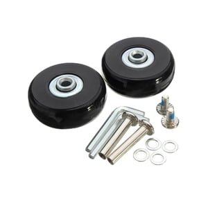 Bothyi - 2 Uds Equipaje Maleta Ruedas Reemplazo Fuerte Capacidad De Rodamiento Goma 50Mm