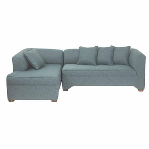 Muebles América - New Metropolitan Izquierdo Lino Azul Petroleo