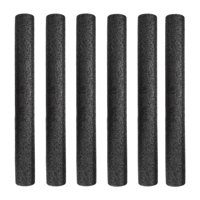 Magideal - 6 Piezas De Mangas De Espuma De Varilla De Trampolín, Cubiertas De Flujo De Trampolín, Mangas Protectoras Portátiles, Acolchado Negro Para El Interior