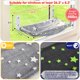 thumbnail image 4 of Asiento para Ventana para Gatos Zoratoo Plegable 2 Unidades Estrellas Brillantes L, 4 of 7