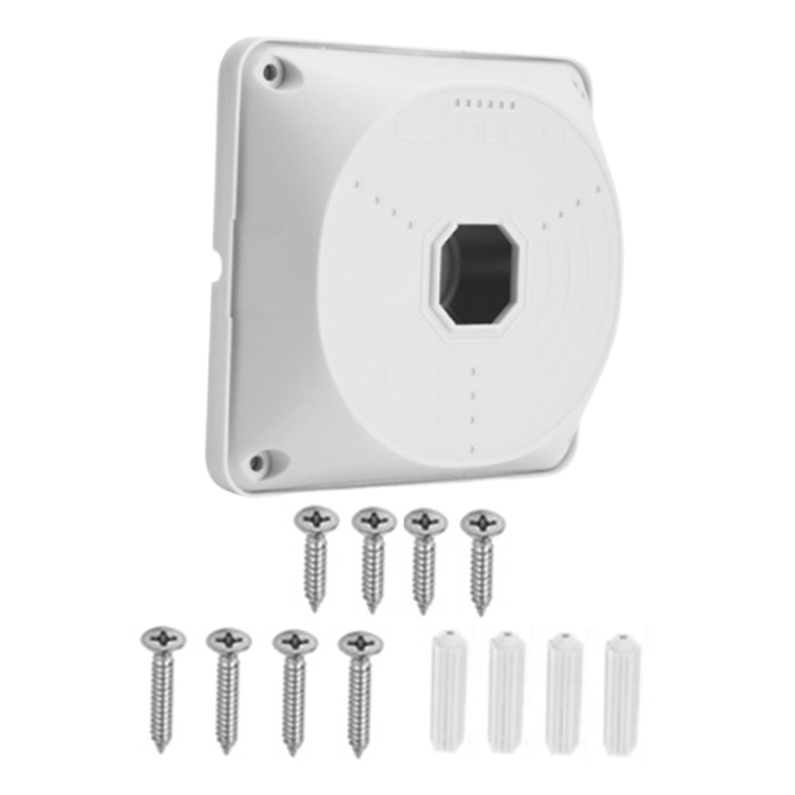 Ioensy - Soporte De Montaje Para Cámara Domo, Base Para Caja De Cable De Vigilancia, Esquina De Pared Exterior