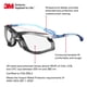 thumbnail image 2 of Gafas de seguridad 3M Virtua CCS antivaho con marco azul, 2 of 6