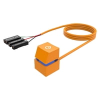 Bothyi - Interruptor De Alimentación De Computadora De Escritorio Interruptor Móvil De Escritorio Para Hoteles Salas De Reuniones Luz Azul 4M