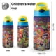 thumbnail image 2 of Garbage Pail Kids Botella de Agua con Tapa Pop Top de Un Toque, Acero Inoxidable, a Prueba de Fugas, para Deportes, Botella Infantil azul 12 oz, 2 of 6