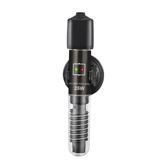 Mini acuario calentador de acuario termostato subacuático calentador de varilla de calentamiento calentador de agua con ventosa automático para agua d 25W