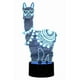 thumbnail image 2 of Lampara Ilusion 3d Llama De 7 Colores Base Touch, 2 of 6