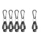 thumbnail image 2 of 5x Guante Clip Grabber Holder Interlock Hanger Keeper Mosquetón Gancho Abrazadera, 2 of 5