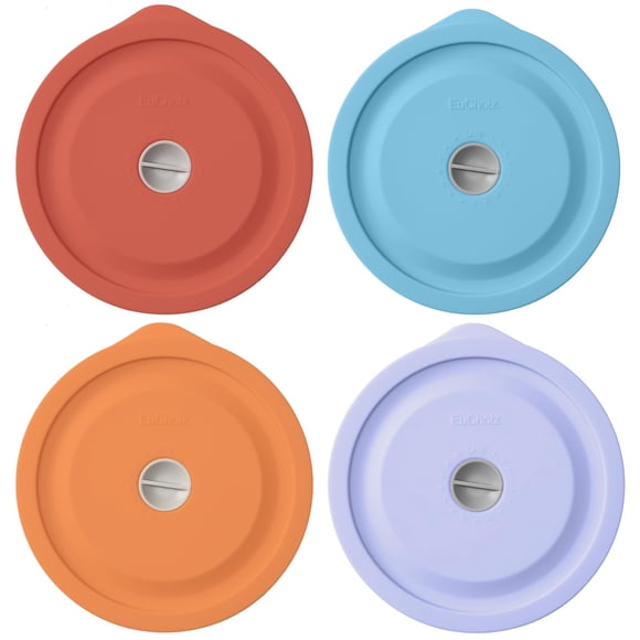 Tapa de repuesto EuChoiz para Pyrex 7201-PC, 4 tazas, paquete de 4