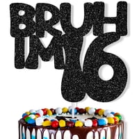 Cake Topper Cutylight Oficial Para Adolescentes, Feliz Cumpleaños Número 16