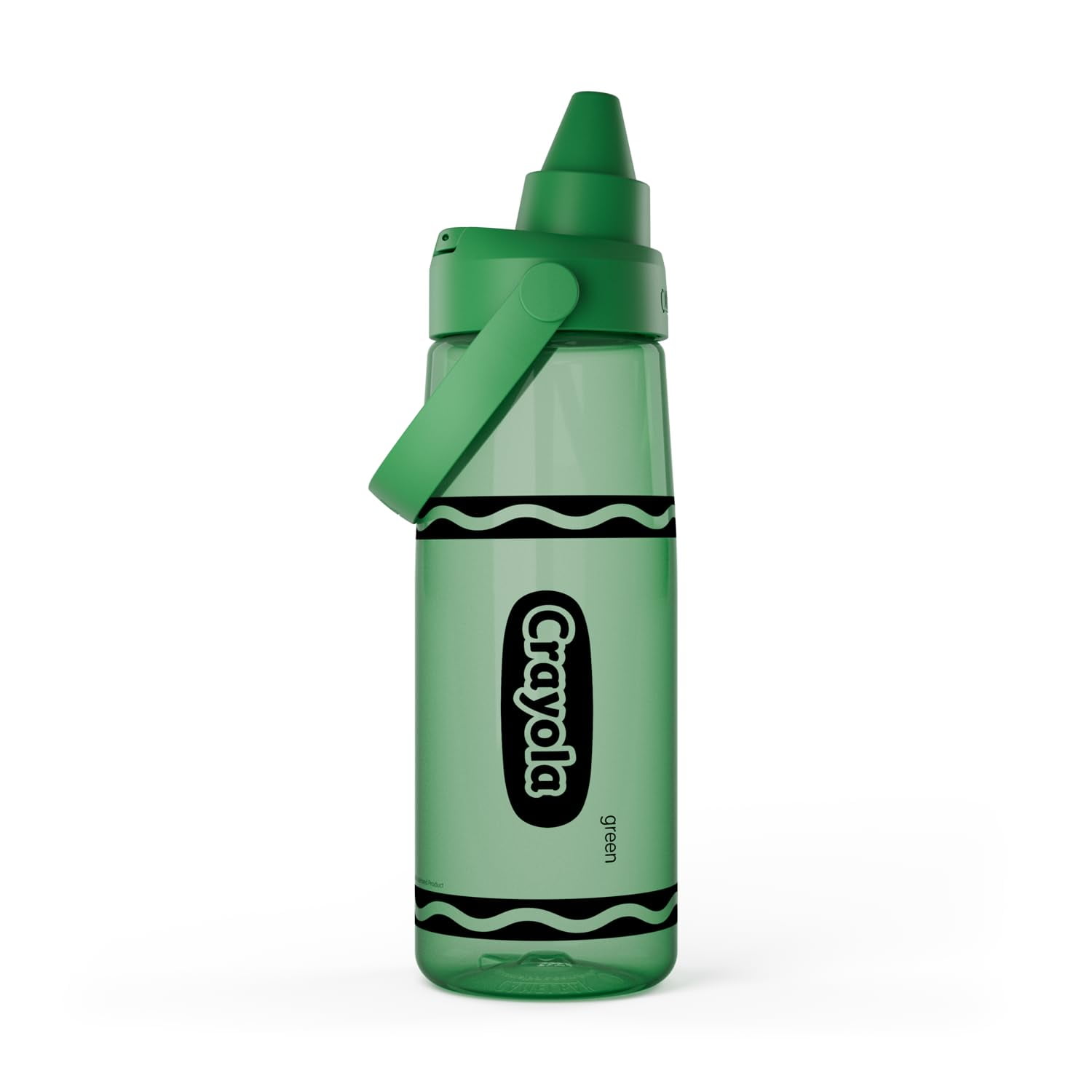 Botella De Agua Camelbak Crayola Chug Tritan Renew De 750 Ml, Color Verde