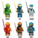 thumbnail image 2 of Paquete combinado de minifiguras LEGO NINJAGO Core Lloyd Jay Kai Cole Zane, 2 of 5