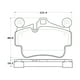 thumbnail image 2 of Pastillas Freno para auto Porsche Cayman 2016-2023 Delantero, Trasero, 2 of 3