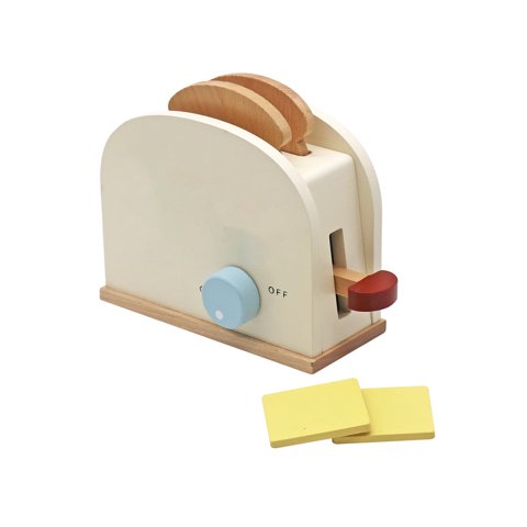 Roots Toys - Juego Set Tostador De Madera