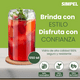 thumbnail image 4 of Vasos Tapa Bambú Simpel 550ml Con Posavasos Y Bombillas, 4 of 7