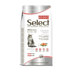 Select Cat - Select Sensitive Gatos Adultos Esterilizados Light 8 Kg.