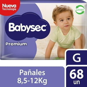 Pañales De Bebé Babysec Premium Cuidado Total 68Un G