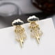 thumbnail image 1 of Cute Rainy Cloud Earrings: Creative Gift for Women & Girls - Drop Oil & Tassel Jewelry, 1 of 5