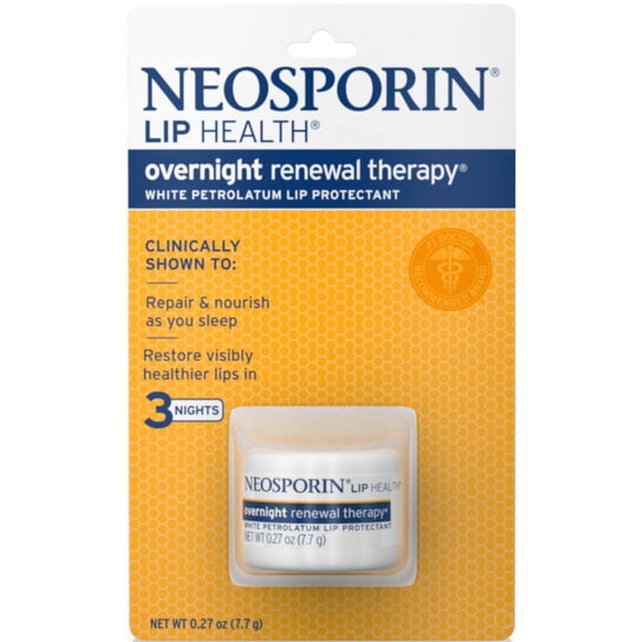Tratamiento labial Neosporin Lip Health Overnight, paquete de 8 ml