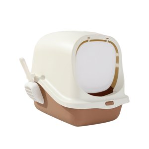 Ioensy - Cajas De Arena Para Gatos Cerradas Grandes Para Gatos De Interior Con Cajas De Arena Para Gatos Tipo Pala