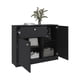 thumbnail image 3 of Comoda Praga 1 Cajon 2 Puertas Wengue 80x100x30.2cm, 3 of 7