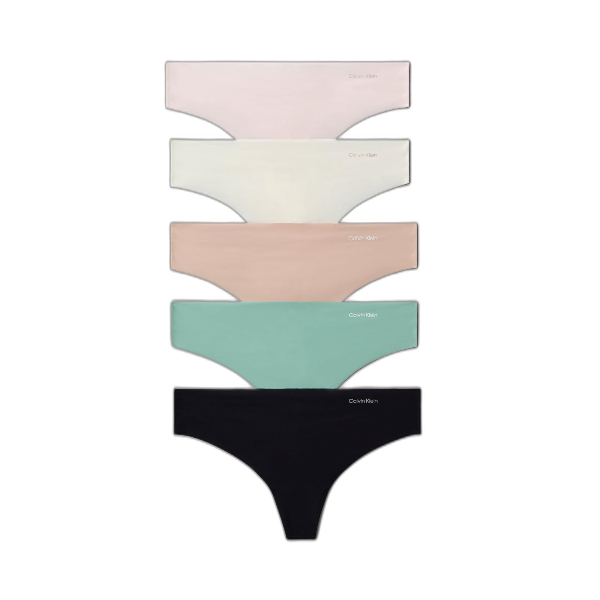 Pack De 5 Bragas Calvin Klein Invisibles Sin Costuras