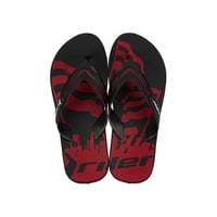 Sandalia Hombre Negro/Rojo Strike Rider