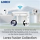 thumbnail image 2 of Cámara de seguridad Lorex 2K con foco para interior/exterior, color blanco, 2 of 9