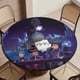 thumbnail image 5 of El Príncipe Dragón theme Fitted Round Tablecloths Elastic Edged Table Covers Waterproof Table Cloth For Kitchen Holiday Party Tables Decor 120cm, 5 of 6