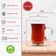 thumbnail image 2 of Vasos de té yersiz, juego de 6 con asa y cintura delgada, 2 of 9
