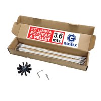 Genérico - Kit De Limpieza Para Chimeneas Estufas De Pellet 3,6 Mts