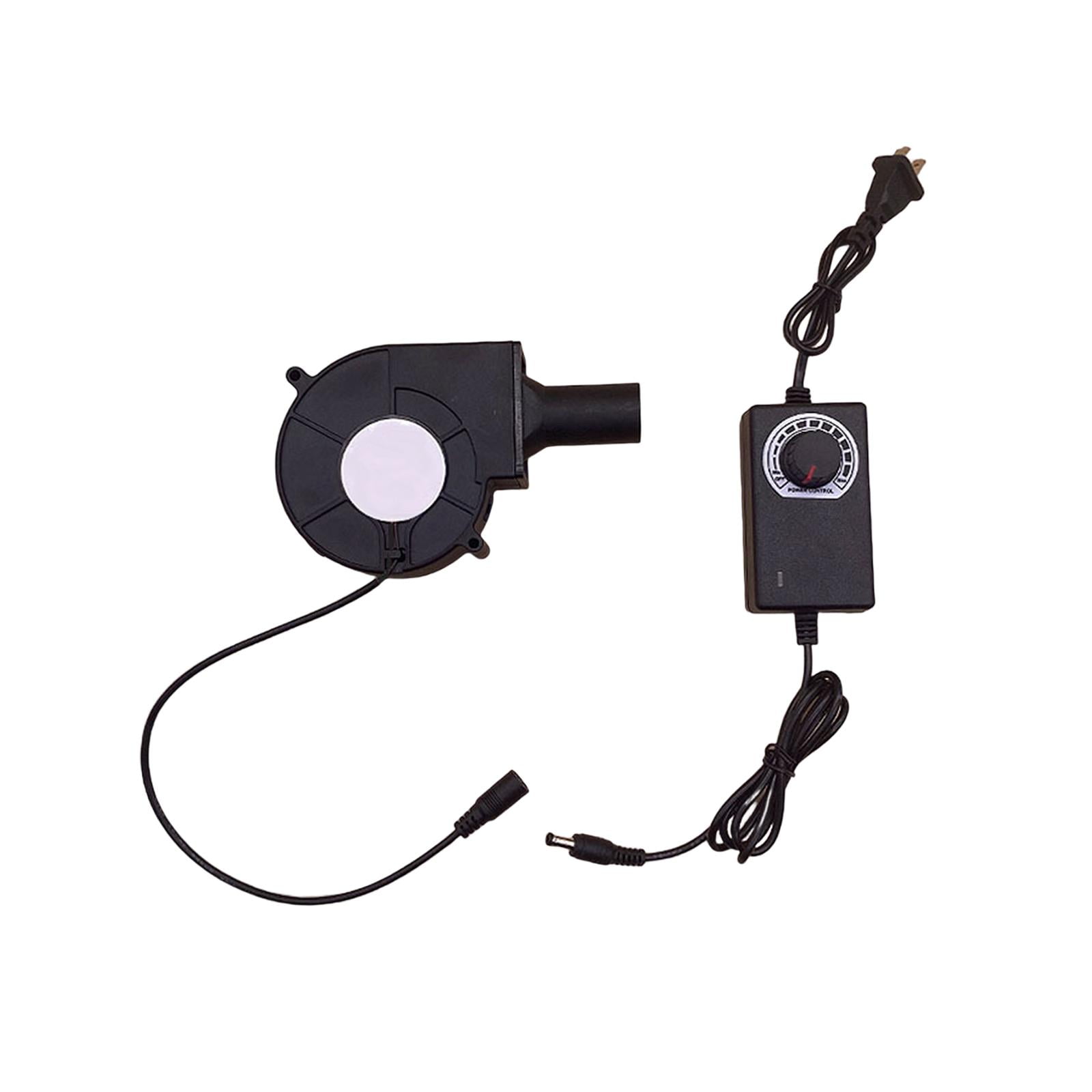 Magideal - Soplador De Barbacoa Mini Soplador Ajustable Bomba De Aire Parrillas De Cocción Ventilador Portátil Dc 12v Para Acampar Al Aire Libre Estufa De Carbón Conjunto B