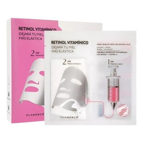 Genérico - Set 3 Mascarillas Facial Retinol Regenera Firmeza Rostro Lau