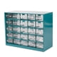 thumbnail image 3 of Caja De Almacenamiento De 25 Piezas De Cajón Caja De Herramientas De Garaje Para El Hogar Tornillos Gabinete Para Manualidades Verde, 3 of 5