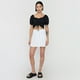 thumbnail image 4 of Blusa Mujer Crop Panal Manga Globo Negro Corona, 4 of 5