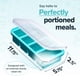 thumbnail image 2 of Freezer Moldes Souper Cubes de silicona de 250 ml, paquete de 2 con tapas, 2 of 5