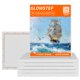 thumbnail image 1 of Pack de 16 lienzos GlowStep de algodón pre‑primado 20 × 25 cm / 30 × 36 cm, 1 of 7