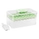 thumbnail image 1 of Bandeja Para Cubitos De Hielo Tipo Prensa Reutilizable Con Caja De Almacenamiento Para Fiesta De Jugo De Chocolate Verde 32 Rejillas, 1 of 3