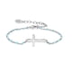 thumbnail image 1 of Brazalete cruz religiosa de plata de ley, 1 of 2
