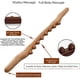 thumbnail image 2 of Herramienta de masaje de terapia de madera, masajeador manual de madera con rodillo de mano para puntos gatillo para alivio linfático y muscular, madera natural, 2 of 7