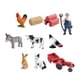 thumbnail image 2 of Mini Barn Farm Toys Playset Juego De Figuras De Animales De Granja Para Regalo De 3 A 12 Años 10 Piezas Estilo B, 2 of 3