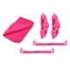 thumbnail image 3 of Fundas para patines de hielo, fundas protectoras para patines con paño de limpieza, Protector de patines para patinar al aire libre , Rosa, 3 of 4