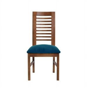 Latam Home - Silla Salamanca Tela Velvet Azul Petroleo