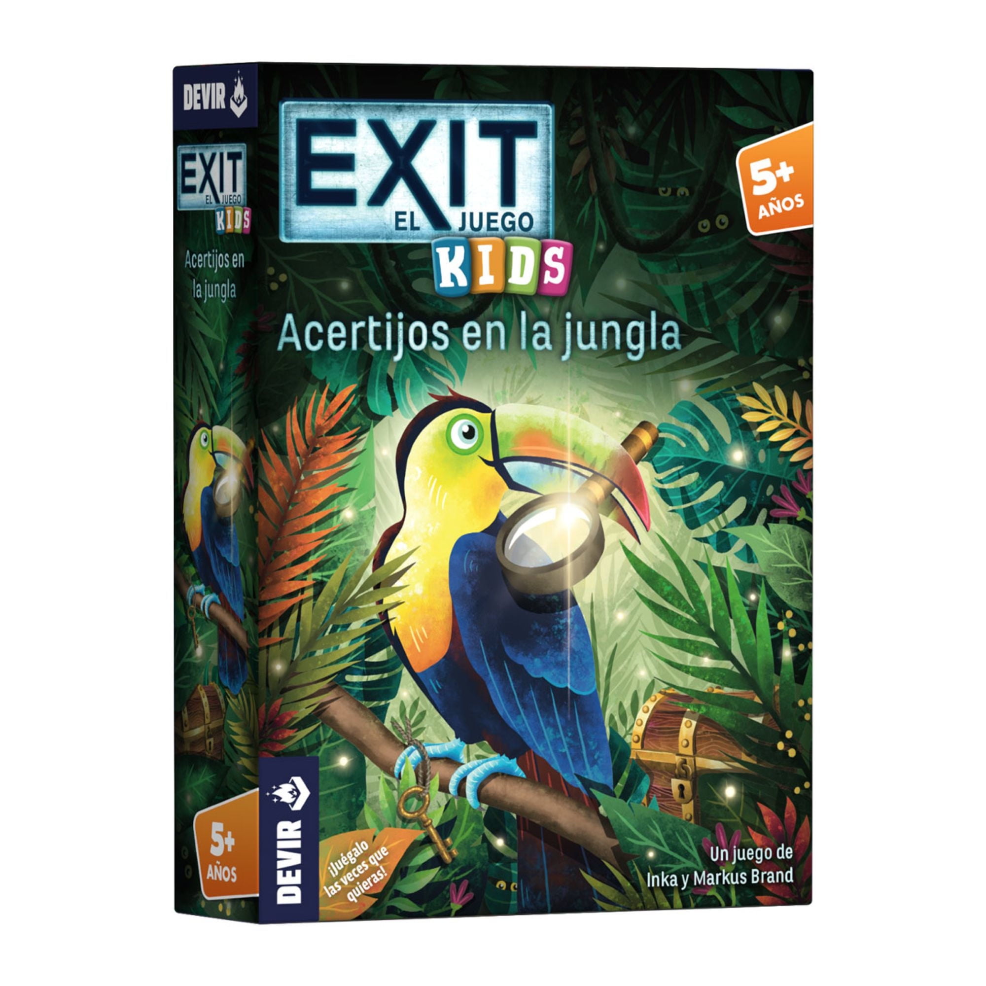 Devir - Juego De Mesa Exit Kids: Acertijos En La Jungla