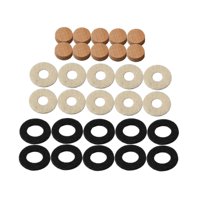 Magideal - Válvula De Trompeta Landadores De Fieltro Cojín Kits De Mantenimiento De Reemplazo De Válvula De Trompeta Herramienta De Reparación De Trombono Portát