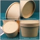 thumbnail image 4 of Recipientes de papel para sopa Wuadua, 240 ml, paquete de 50 con tapas, 8 onzas, 4 of 7