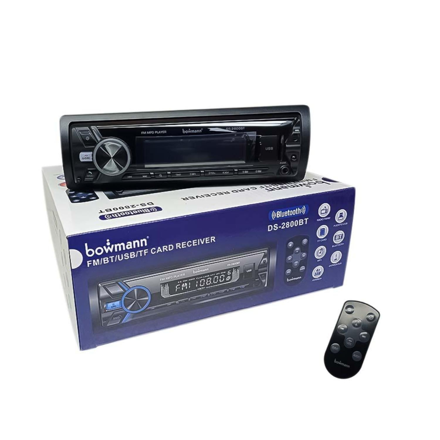 Radio De Automovil Bluetooth Usb Sd Ds-2800bt Bowmann