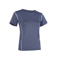 Samia - Polera Deportiva Básica Azul M