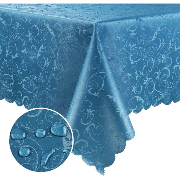 Mantel de vinilo impermeable, rectangular, resistente, lavable, para cocina y comedor (101 x 160 cm) $ Mantel de vinilo lavable, fácil de limpiar, rectangular, resistente